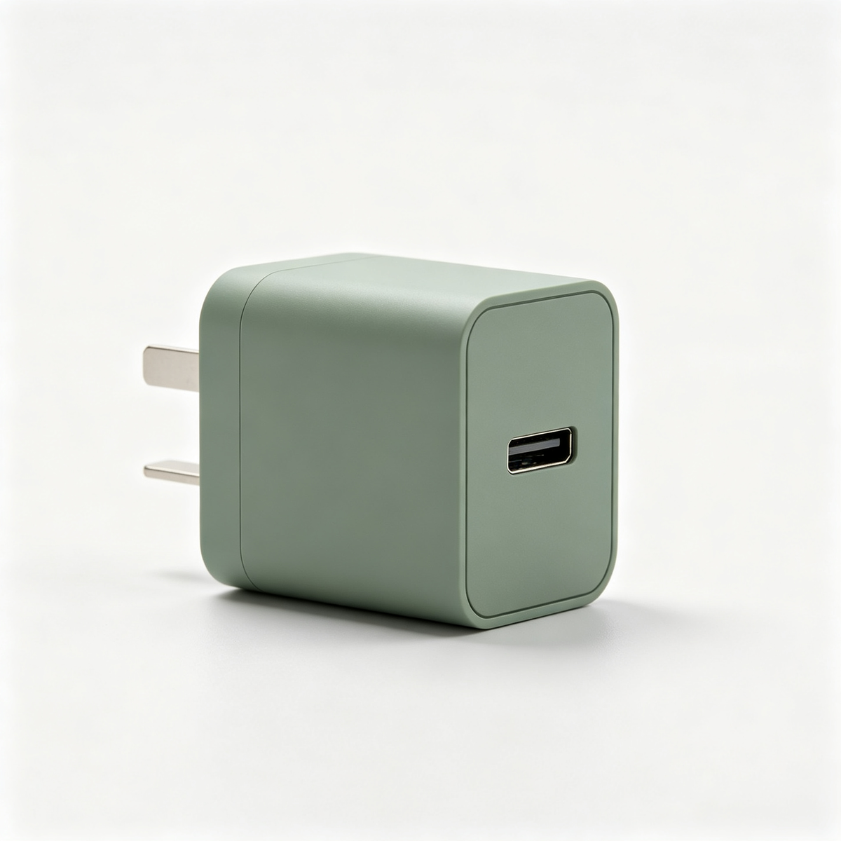 Single USB-C Wall Charger – Sage Green