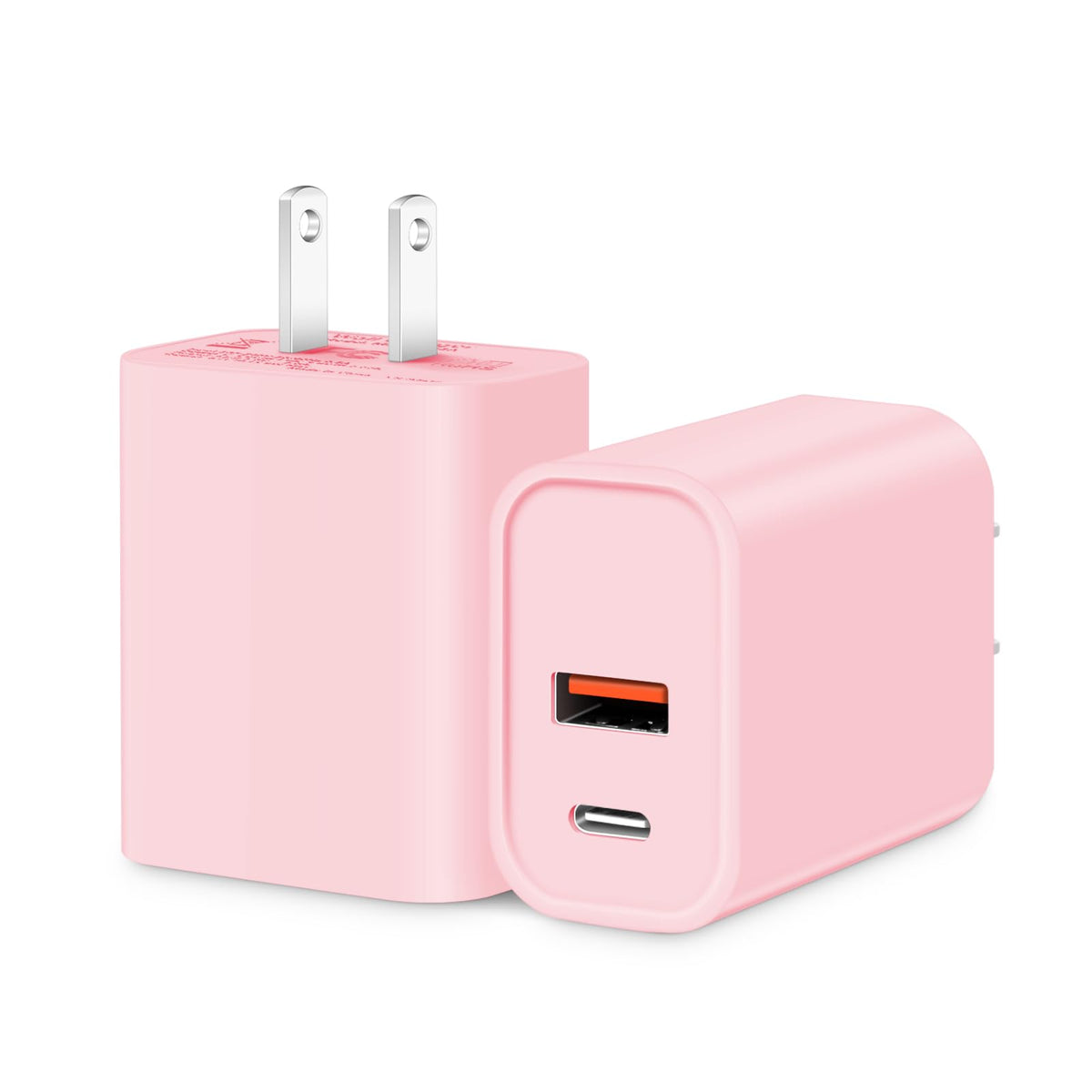 [4 Pack] 20W USB C Charger Block Fast Charging Multiport Adapter